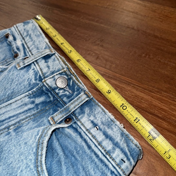 Abercrombie & Fitch 90s Straight Jeans Womens 24 Curve Love Ultra HighRise Light - Picture 4 of 6